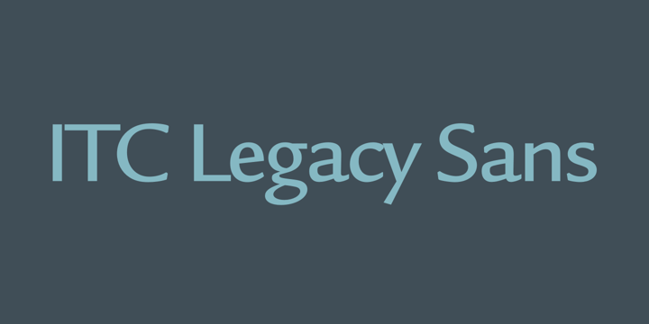 ITC Legacy Sans