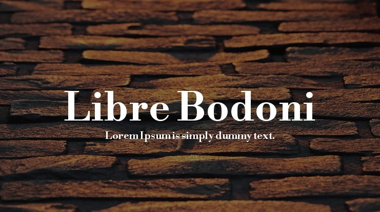 Libre Bodoni