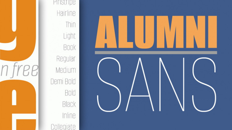 Alumni Sans Inline One