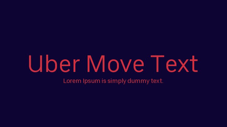 Uber Move Text SIN