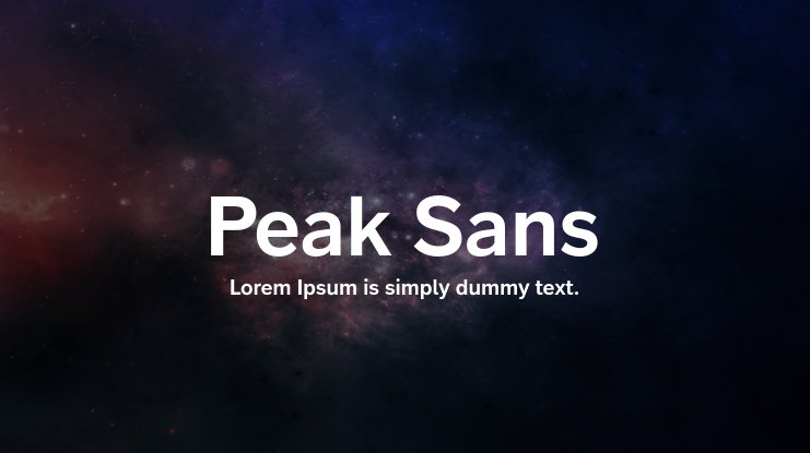Peak Sans
