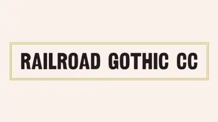 Railroad Gothic CC