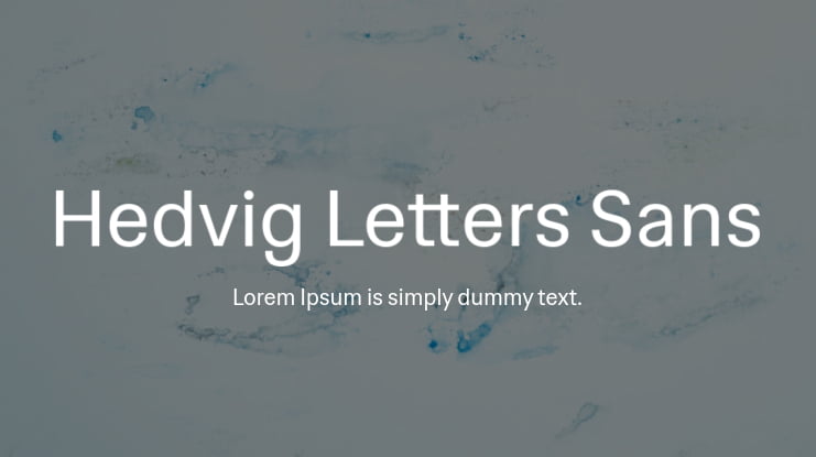 Hedvig Letters Sans